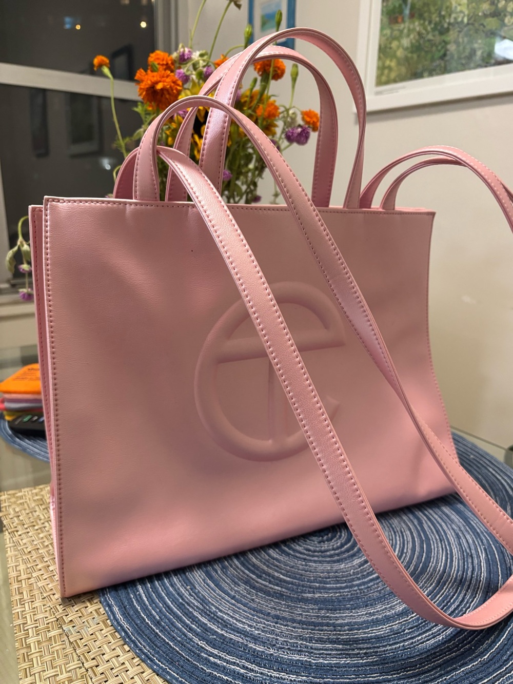TELFAR - Medium Shopper in Ballerina (great worn condition)